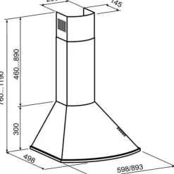 Spisar-Induktionshäll - GURARI - GCH E 913 X - 90 cm - 5 induktionszoner - XXL Ugn 121L