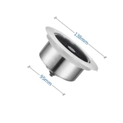 INF Köksdiskbänk Sil korgplugg (stort läckage)