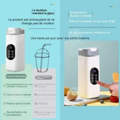 Juicepressar-INN Elektrisk citruspress 420 ml kan pressa juice för att göra milkshakes och rengöra automatiskt med digital display.