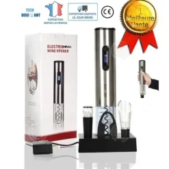 INN® elektrisk korkskruv sommelier designbox lätt att öppna professionell laddningsbas idealisk present trådlös