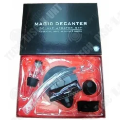 Vinflaskhållare-INN® luftare kit fristående vinkaraff set omedelbar professionell vinhandlare fina vinaromer elegant design present