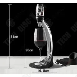 Vinflaskhållare-INN® luftare kit fristående vinkaraff set omedelbar professionell vinhandlare fina vinaromer elegant design present