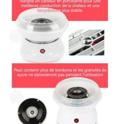 Maskiner För Spunnet Socker-INN Sockervaddmaskin 25x17cm Material PP Engångsstart Med sugkopp Bas DIY sockervaddmaskin för barn