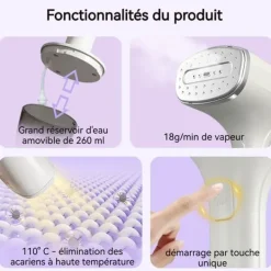 Strykjärn-INN Steamer 220v effektiv strykning lämplig för silke, nylon, tweed, ull, bomull och linnetyger etc. ånggenerator