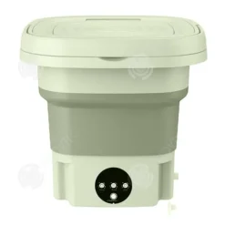 INN Tvättmaskin 9L med integrerad torkning och torkning, kompakt tvättmaskin, automatisk tvättmaskin, ekologisk tvättmaskin