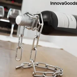 Vinflaskhållare-InnovaGoods flytande kedja flaskhållare-- V0100809