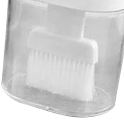 Integrerad silikonoljeflaskaborste Olivoljadispenserflaska med silikonborste för matlagning Bakning Grillning Betning Vit