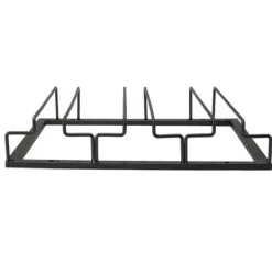 Vinglashängen-Iron Art upp och ner vinglashållare europeisk stil hängande vinglasställ under skåp svart