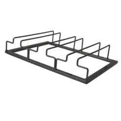 Vinglashängen-Iron Art upp och ner vinglashållare europeisk stil hängande vinglasställ under skåp svart