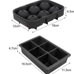 Isform Bollar & Kuber / Iskubslåda / Isbricka - 2-i-1