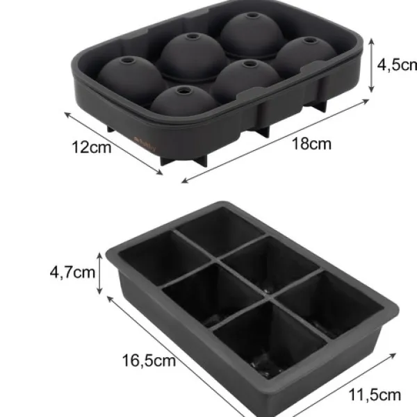 Isform Bollar & Kuber / Iskubslåda / Isbricka - 2-i-1