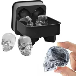 Isform Dödskallar – Silikon Is/Choklad/Geléform