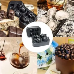 Isform Dödskallar – Silikon Is/Choklad/Geléform