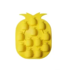 Isformar-Ishink - Ananas - Silikon - 14 x 18,5 cm - Utan BPA - Gul