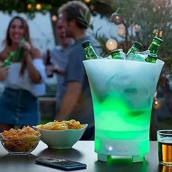 Ishink & Kylare-Ishink - LED - Laddningsbar högtalare - Plast - Vit - 255