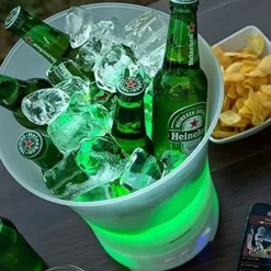 Ishink & Kylare-Ishink - LED - Laddningsbar högtalare - Plast - Vit - 255