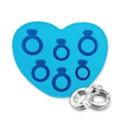 Isformar-Iskubsform - Hjärta i silikon - Rosa - 1 form