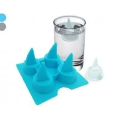 Iskubsform - Rolig - Hajvinge - Silikon - 1 form - 4 hajvingar