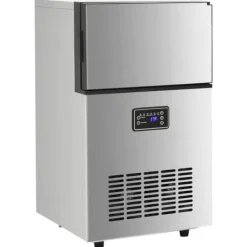 vidaXL Ismaskiner-Ismaskin 45 kg / 24 tim silver