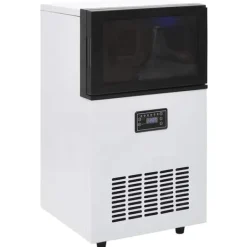 vidaXL Ismaskiner-Ismaskin 45 kg / 24 tim svart