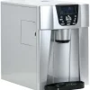 Ismaskiner-Ismaskin 12 kg/24 h, 9 isbitar på 6–10 min, 2 L tank, LCD, silver