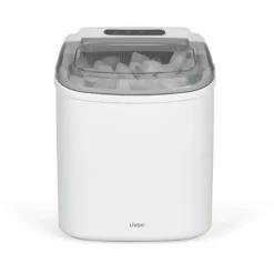 Ismaskin - LIVOO - DOM484 - Upp till 12 kg/dag - 1,2L tank - 600g isbitsform - 9 kuber per cykel - Självrengörande