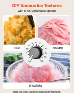 Ismaskiner-Ismaskin - Nugget/Snöflingeis - Kapacitet 40 kg/dygn - Vattentank 1,8 l - Snabbkylning 90 s - Rostfri konstruktion