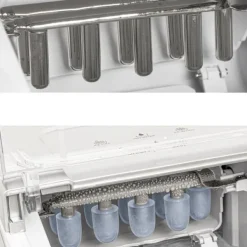 Ismaskin med kapacitet på 12 kg per dygn och automatisk rengöring