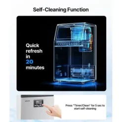 Ismaskiner-Ismaskin, 38,8x37x79,8 cm, Rostfritt stål