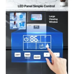 Ismaskiner-Ismaskin, 38,8x37x79,8 cm, Rostfritt stål