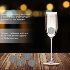 Whiskystenar-Issten Iskuber Whiskystenar Paket med 9 st Whiskey Chilling Stone Iskuber Drycker Vin Ölkylare Barware