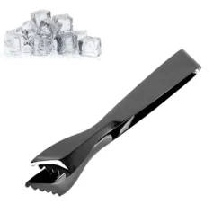 Istänger Livsmedelskvalitet Tjockare Rostfritt Stål Förhindrar Halkning Sockermatpincett För Hemköksbar Svartpläterad