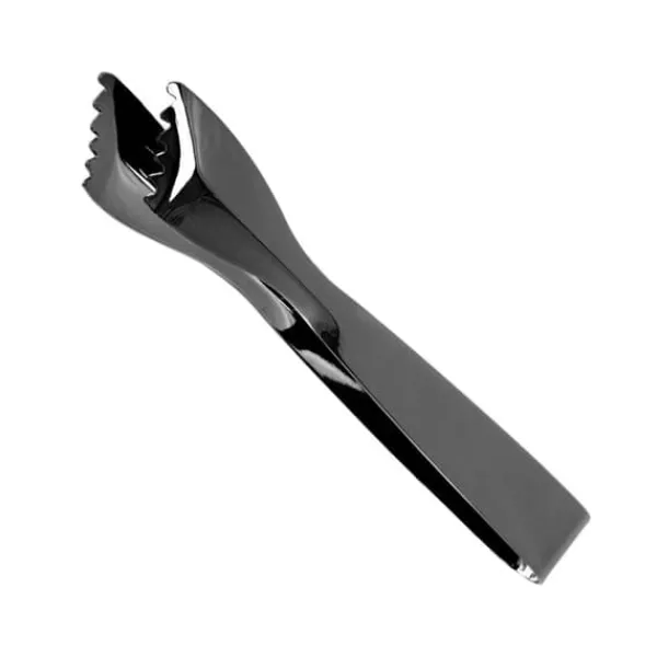 Istänger Livsmedelskvalitet Tjockare Rostfritt Stål Förhindrar Halkning Sockermatpincett För Hemköksbar Svartpläterad