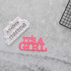 It's a girl Utstickare | Babyshower