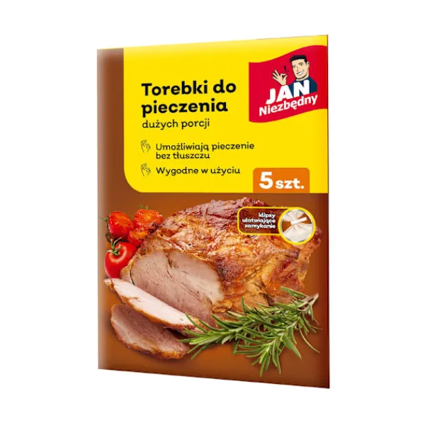 JAN NIEZBĘDNY Stora bakpåsar (35x43cm) 1 förpackning - 5 st