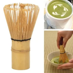 Japansk Matcha-tevisp Bambuborste Verktyg Tetillbehör för Matcha-tetillverkning Kökstillbehör