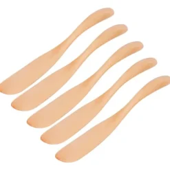 Japansk stil träsmörknivset - 5 st, perfekt för att sprida sylt och ost, perfekt för hemmakök