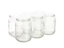 Honungsburkar-Jar Okko TO-720 FACETED, 82 mm, 0.72 l, 6 pcs