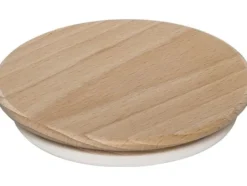 Tillbehör Till Matförvaring-Jata WECK Wooden Lid 100mm Beech