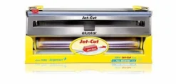 Jet-cut - 296 - Påfyllningssystem för matfilmer i rostfritt stål 45 cm, med 500 m film + 70 m Alustar-film