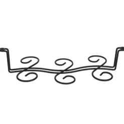 Järnhängande 6-flaskor vinmuggställ glashållare displayhylla arrangör