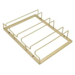 Vinflaskhållare-Järnkonst Uppochnedvänd Vinglashållare Europeisk Stil Hängande Vinglasställ Under Skåp Guld