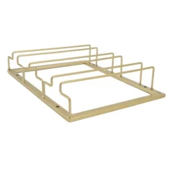 Vinflaskhållare-Järnkonst Uppochnedvänd Vinglashållare Europeisk Stil Hängande Vinglasställ Under Skåp Guld