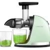 Juicemaskin - AMZCHEF - Modell ZM1501 - Omvänd tuggfunktion - Grön - BPA-fri