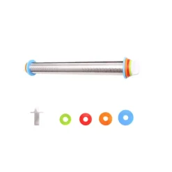 Justerbar Kavel i Rostfritt Stål - Perfekt för Deg, Bakverk och Pizza