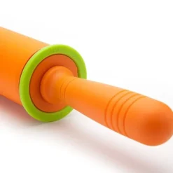 justerbar silikonkavel med 4 distanser för degpizza non-stick kavel bakverktyg