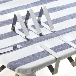 Justerbara Dukklämmor i Rostfritt Stål, 24-pack