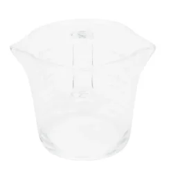 Mått & Måttskedar-Kaffekopp med dubbla pipar Skala Handgjord mätkopp i borosilikatglas 70ml