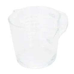 Mått & Måttskedar-Kaffekopp med dubbla pipar Skala Handgjord mätkopp i borosilikatglas 70ml