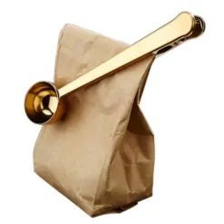 Kaffemått med Klämma Guld – Sked med Påsklämma för Kaffe